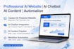 develop ai website ai agent ai bot