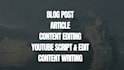 create your youtube script