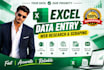 merge, clean, format, excel data