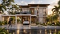 produce 4k architectural exterior renders