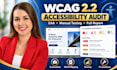 audit your website for wcag 2 2 eaa accessibility compliance with full report