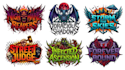 design blackened deathcore, metalcore and hardcore logo