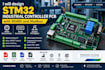 stm32 industrial controller pcb with rs485 and modbus