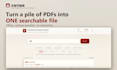 turn your pdfs and documents into a searchable offline library