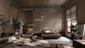 design a modern 3d studio home with realistic rendering