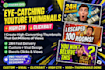 design 1 eye catching youtube thumbnails that get clicks
