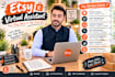 be your expert etsy va for your shop management a to z