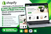 Build a professional shopify dropshipping store and ecommerce website ...