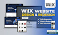 design or redesign a professional wix website