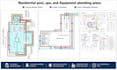 create residential pool, spa and equipment plumbing plans