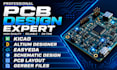 create pcb design and schematic using kicad, altium designer and easyeda