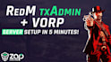 develop full redm server, red vorp, premium script, mlo and maps, redm