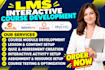 develop an interactive course in moodle lms skyprep lms canvas lms talentlms