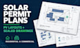design solar permit plans, pv layouts and permit drawings with stamp