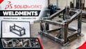 do solidworks weldment design, welded frames, steel structures , fabrication cad