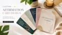 design custom affirmation cards, printable motivational card decks