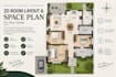 design a professional 2d room layout and space plan