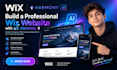 build a professional wix website with wix harmony ai