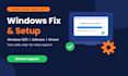 troubleshoot windows issues, install windows and software