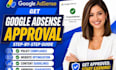 get guaranteed google adsense approval and fix adsense website issue