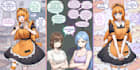 draw a cute nsfw comic, erotic comic, sfw comic in any style