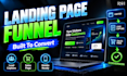 build a conversion focused landing page and sales funnel