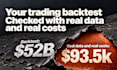 check your trading backtest with real data and real costs