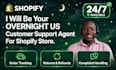 be your overnight customer support VA for shopify email chat