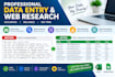 do accurate data entry, translation and transcription