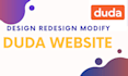 design redesign modify duda website using duda website builder
