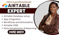 setup airtable database, airtable automation, softr webapp expert, n8n ai agent