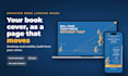 create converting landing page, book or product landing page