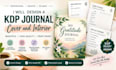 design a KDP journal cover and interior