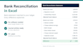 do bank reconciliation and ledger matching in excel