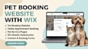 design pets booking website with wix