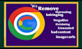 takedown remove unwanted defaming negative links from google search under, dmca