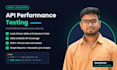 do performance testing for API