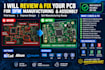review and fix your pcb for dfm manufacturing and assembly