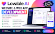 lovable ai website development and web app creation