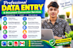 do professional data entry and PDF conversion