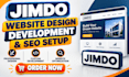 jimdo website development design jimdo website design jimdo seo setup