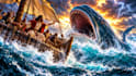 create christian bible illustration, bible theme and scripture story art