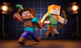 create minecraft character animation,3d animation, minecraft intro and cinematic