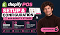 set up and configure shopify pos for your beauty store