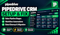 setup pipedrive crm sales pipeline crm automation and workflow automation