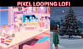 do 2d pixel art animation pixel lofi animation looping background animated gif