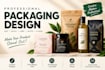 design box, pouch and label packaging