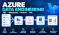 build an azure data pipeline using data factory, python, sql or databricks