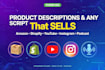 write product description and youtube script that sells