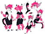 create furry ref sheet furry oc design ref sheet fursuit reference sheet anthro